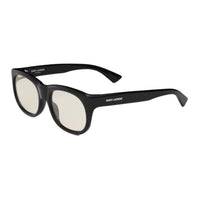 SAINT LAURENT Acetate Polyamide Irregular Shape Sunglasses Women's Black