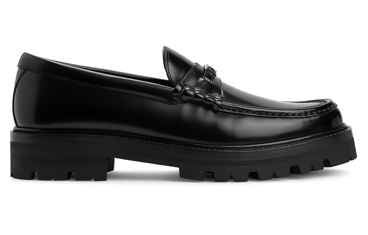 CELINE Chunky Triomphe Loafer Black