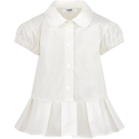 Infant And Toddler DIOR Skirt Set FW24 Ivory