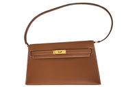 HERMES Kelly Elan Madame Leather Shoulder Bag Handbag Shoulder Bag Regular Women's 37 Gold Gold Brown