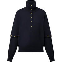 LOUIS VUITTON SS25 Cashmere Sweater Women's Black