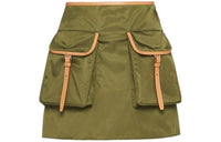 PRADA SS24 Casual Short Skirts Women's Green