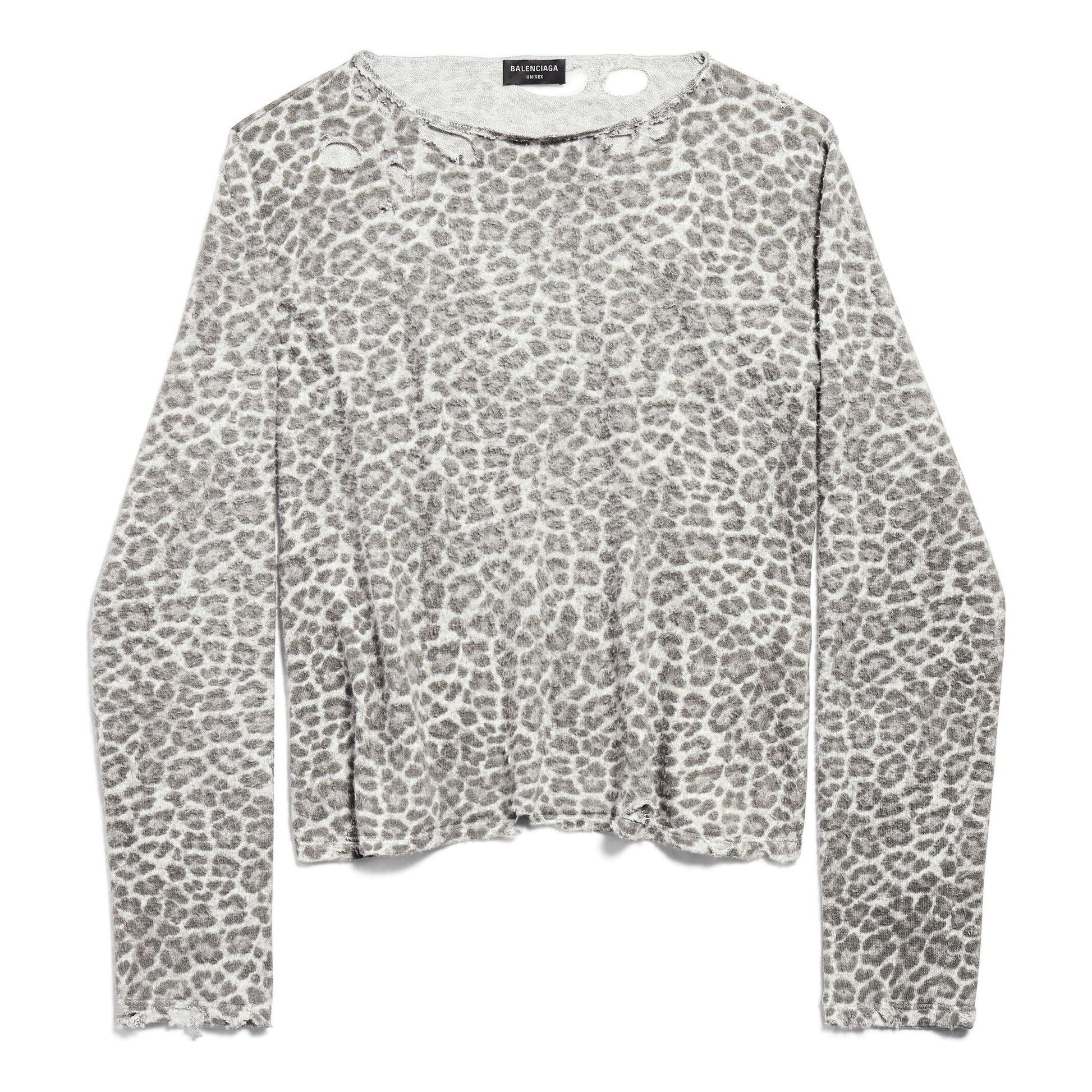 Balenciaga Leopard Sweater 'Brown' 793653T33322135
