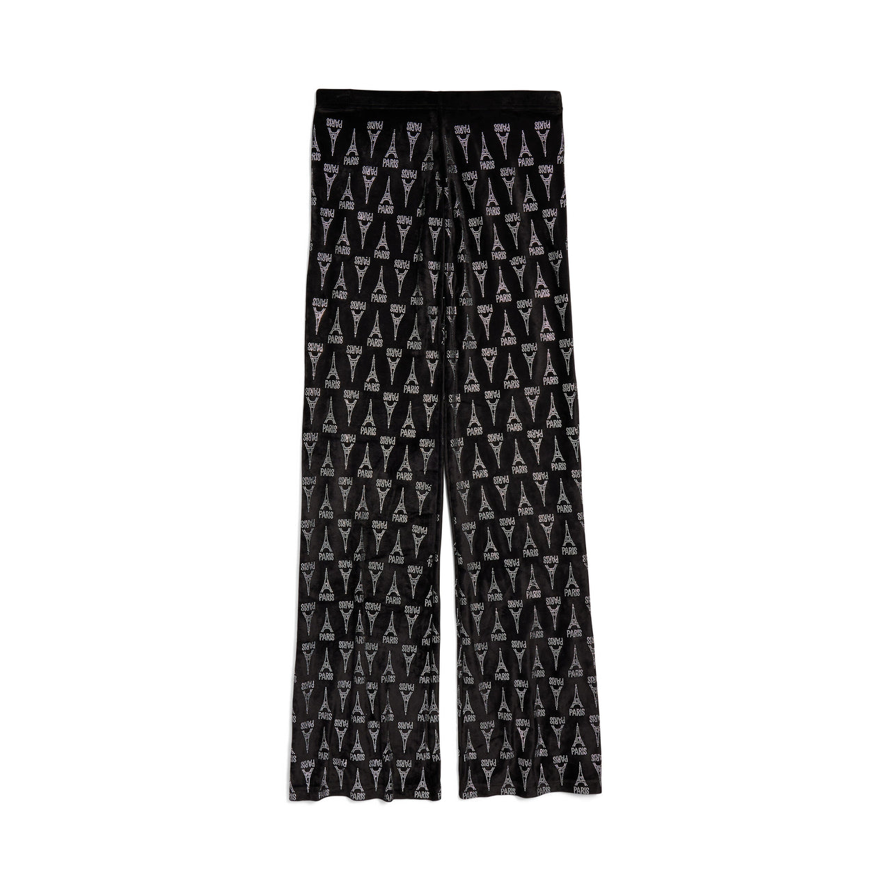 (WMNS) Balenciaga Paris Elastic Pants 'Black' 806204TRVJ11000