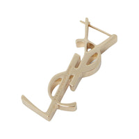 SAINT LAURENT 1990 Logo Brooch