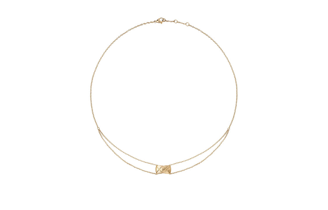 CHANEL 18K Gold Necklaces Women's