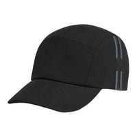HERMES Cotton Calfskin Palladium-Plated Silk Baseball Caps Men's Black