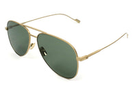 SAINT LAURENT Alloy Aviator Sunglasses Men's Green