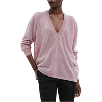 HERMES SS25 Cashmere Sweater Women's Light Rose