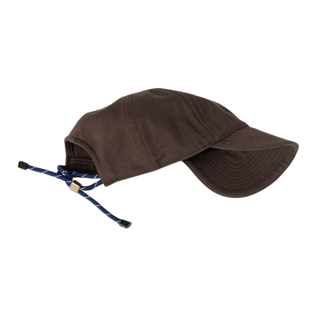 MIU MIU Denim Baseball Caps Women's Coffee