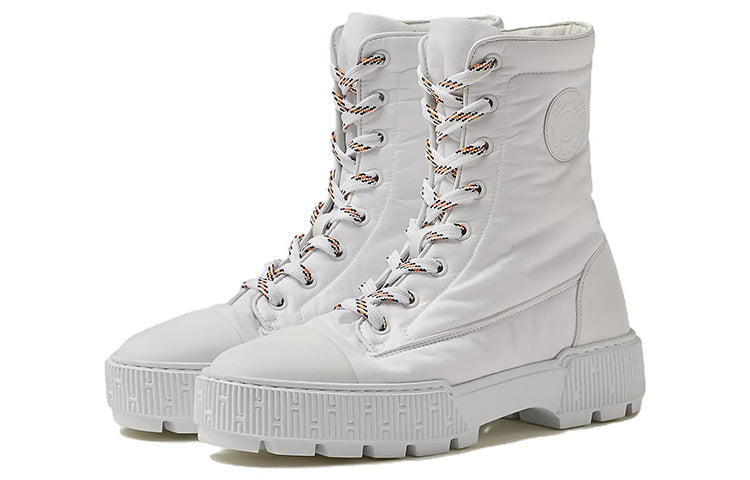 HERMES Ankle Boots Women's White