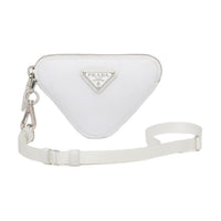 PRADA Recycled Nylon Coin Purse Men's White