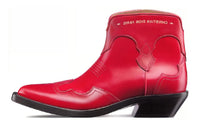 DIOR Ankle Boots 4.5cm Women's Red