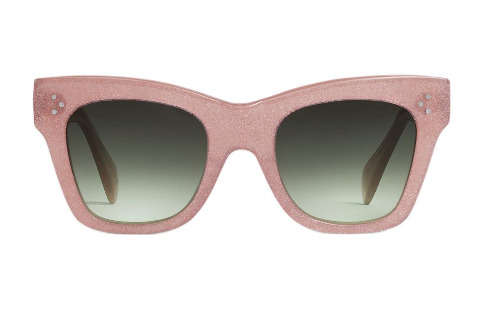 CELINE Square Sunglasses Women's Pink