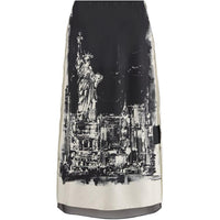 DIOR Flared Midi Skirt