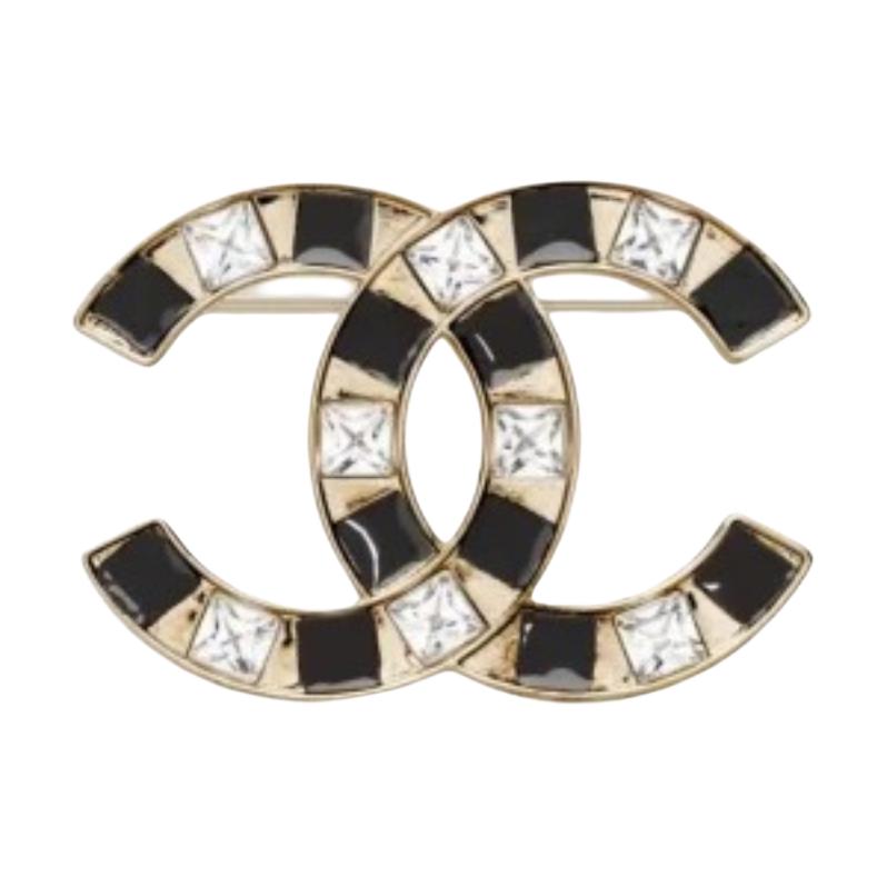 CHANEL - Brooches Unisex Black/Gold