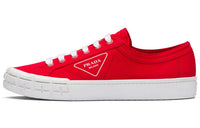 PRADA Wheel Skateboard Shoes Men Low-Top Red