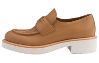 PRADA Loafers 3cm Women's Brown