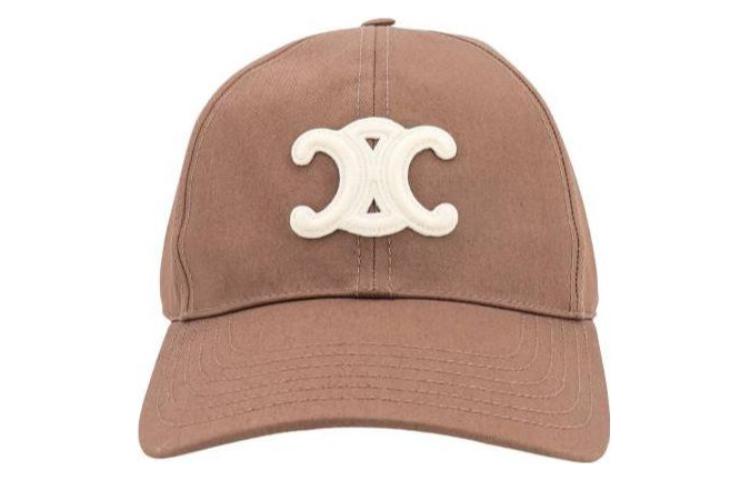 CELINE Cotton Baseball Caps Women's Brown