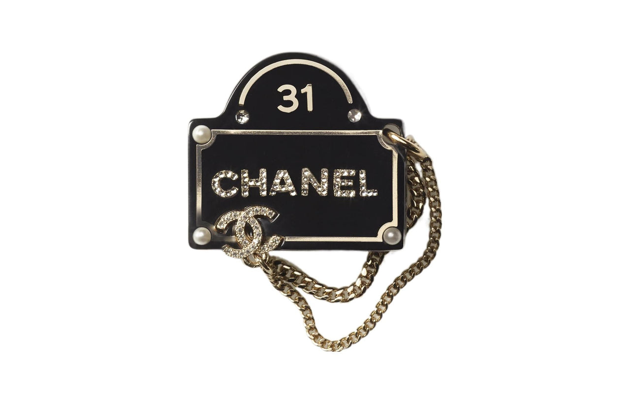 CHANEL Brooches Women's Black