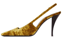 SAINT LAURENT Slim Heel High Heels 9cm Women's Yellow