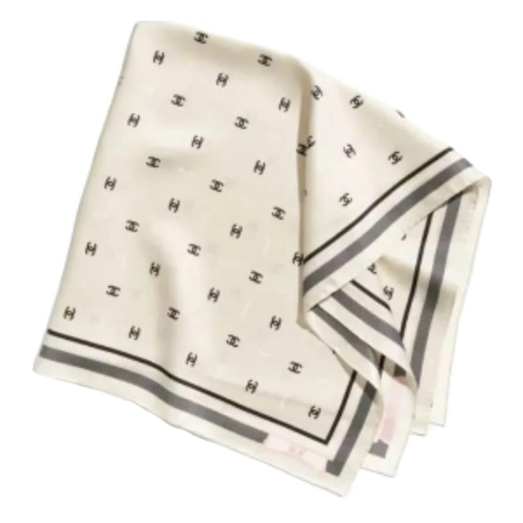 CHANEL   Knit Scarves Unisex Beige