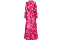 DIOR Long Sleeved Dresses Women's Dark Pink