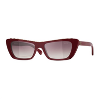 CHANEL Resin Sunglasses Unisex Red