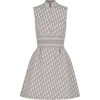 DIOR Sleeveless Dress Women's Light Gray