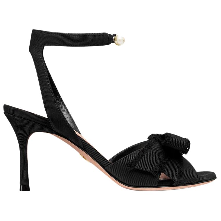 DIOR Strap Sandals 8cm Women's Black