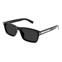 SAINT LAURENT Acetate Rectangular Sunglasses Men's Black