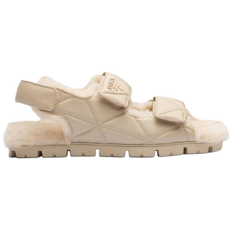 PRADA Beach Sandals Women's Beige