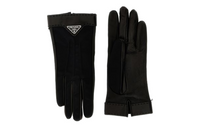 PRADA Logo Plaque Gloves