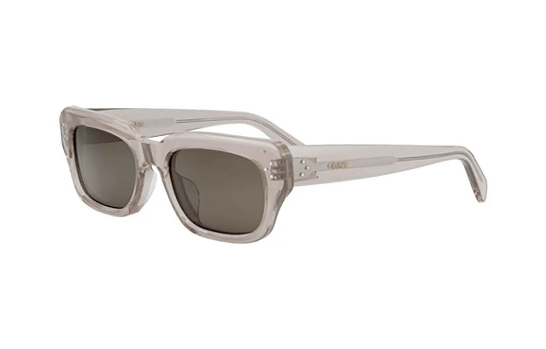 CELINE Acetate Square Sunglasses Women's Gray