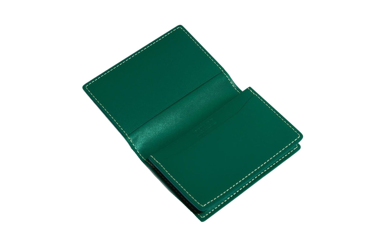 GOYARD MALESHERBES Canvas With Leather Card Holder Unisex Green