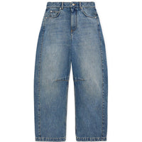 LOEWE Anagram Barrel Jeans 'Washed Denim'