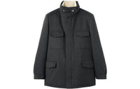 Loro Piana Jackets Men Black Gray Color