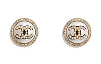 CHANEL Stud Earrings Women's Gold