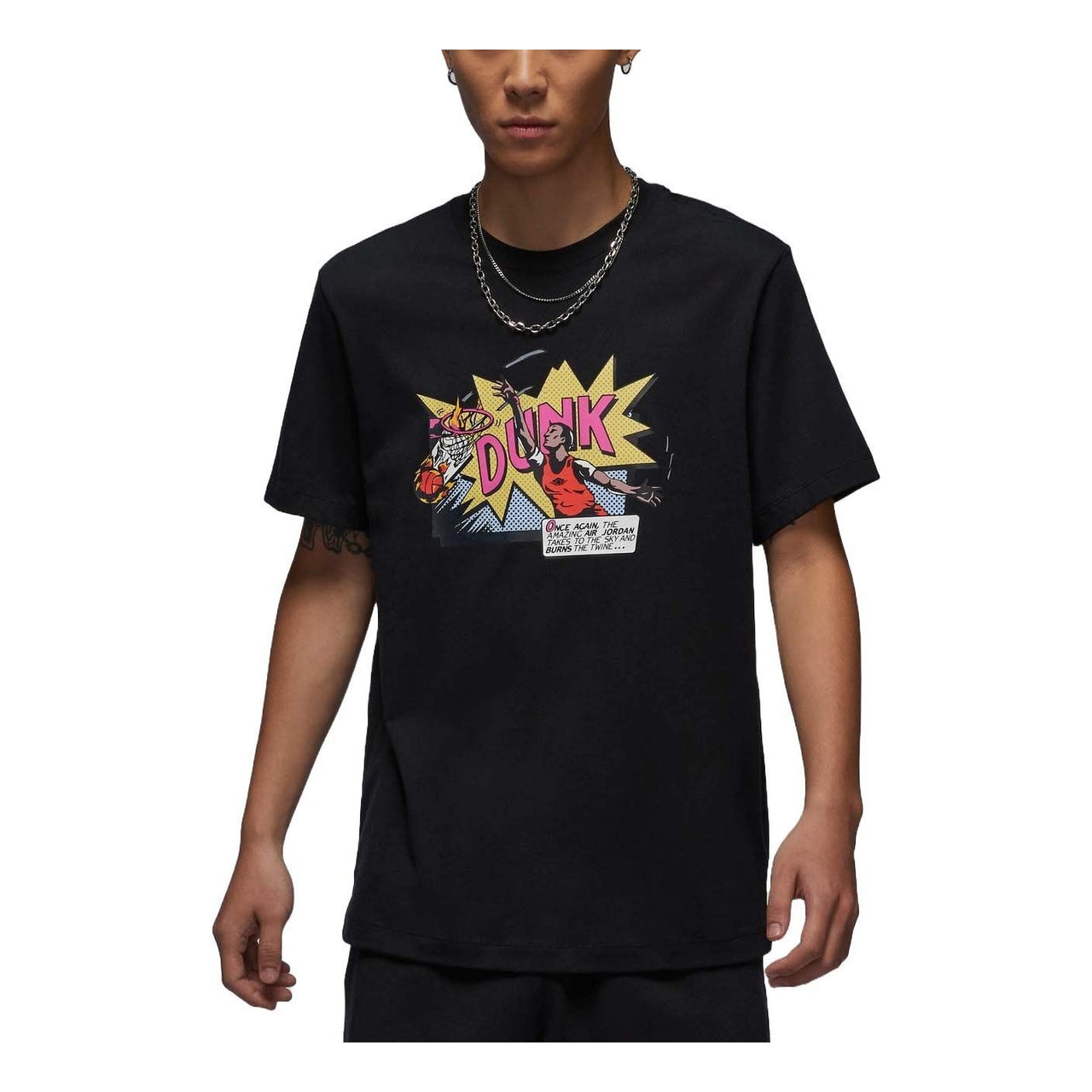 Air Jordan Graphic T-Shirt Asia Sizing 'Black' FZ1940-010