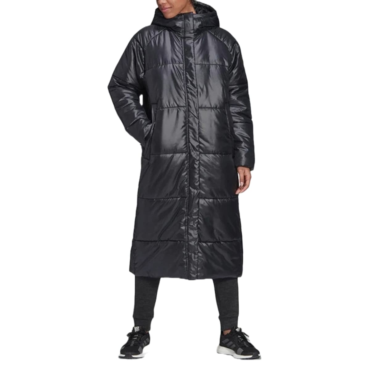 (WMNS) adidas Big Baffle Jacket Asia Sizing 'Black' DZ1486