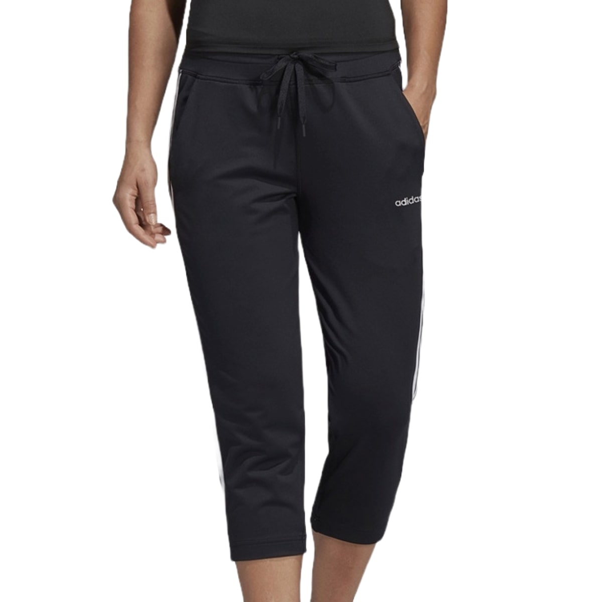 (WMNS) adidas Design 2 Move 3-Stripe 3/4 Pants Asia Sizing 'Black' DS8734