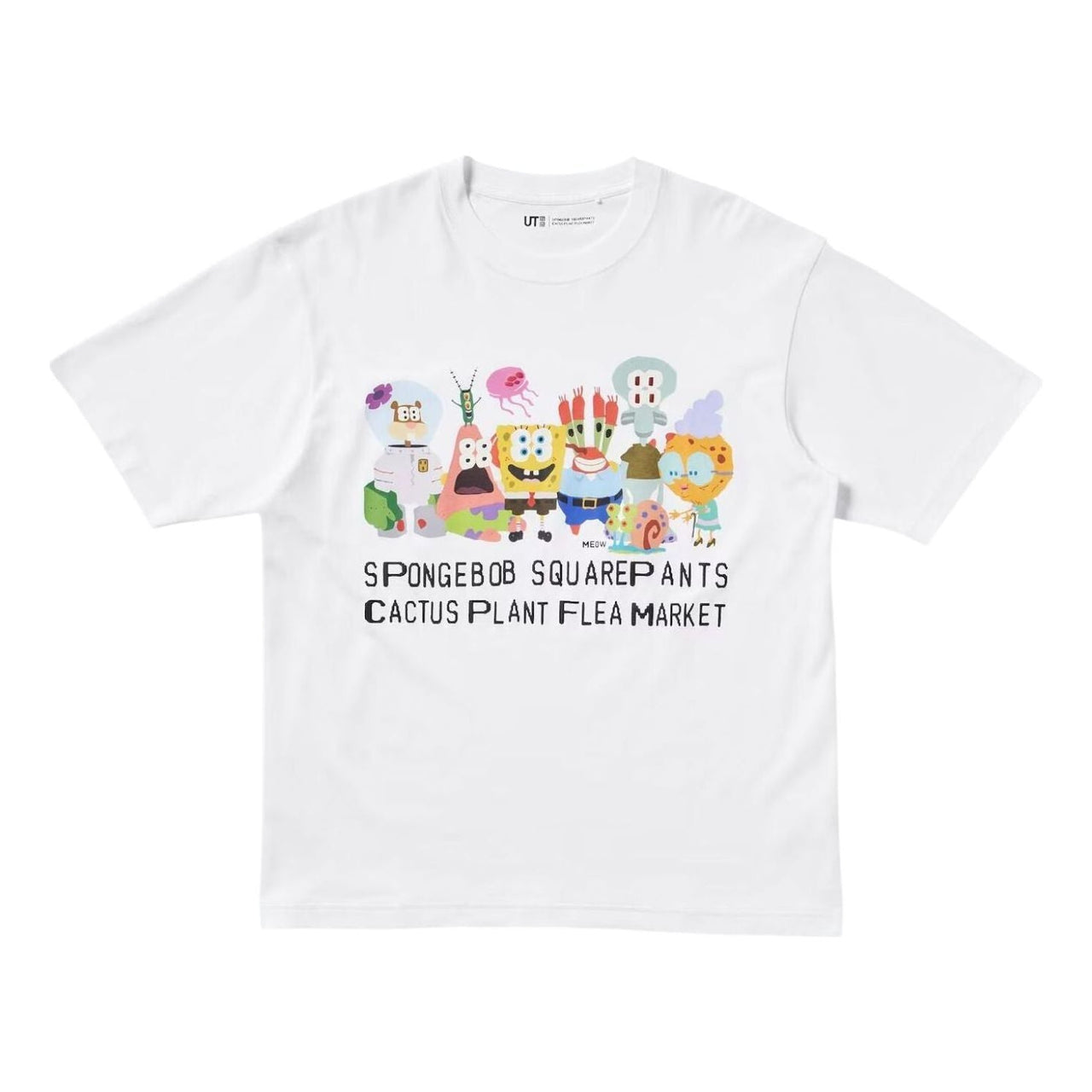 UNIQLO x Cactus Plant Flea Market Spongebob Squarepants UT Graphic II T-Shirt 'White' 474451-00