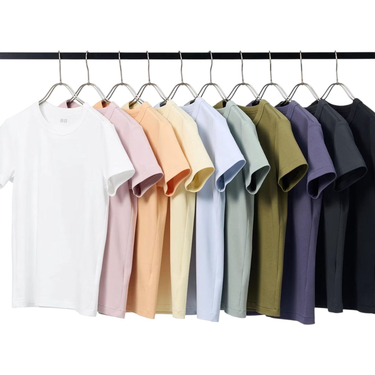 (WMNS) UNIQLO Crew Neck T-Shirt 'Natural' 483456-30