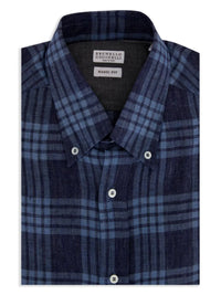 Brunello Cucinelli Checked Shirt