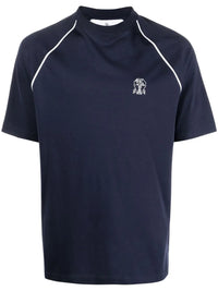 Brunello Cucinelli Embroidered-Logo T-Shirt