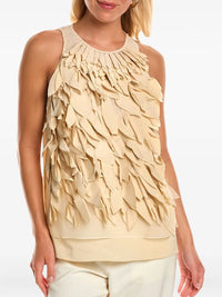 Brunello Cucinelli Pleated Petals Blouse