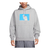 Nike SB Graphic Fleece Hoodie Asia Sizing 'Dark Grey Heather' FN2557-063
