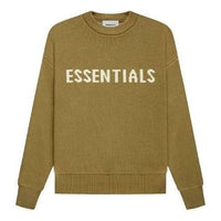 (GS) Fear of God Essentials FW21 Knit Pullover Amber FOG-FW21-077