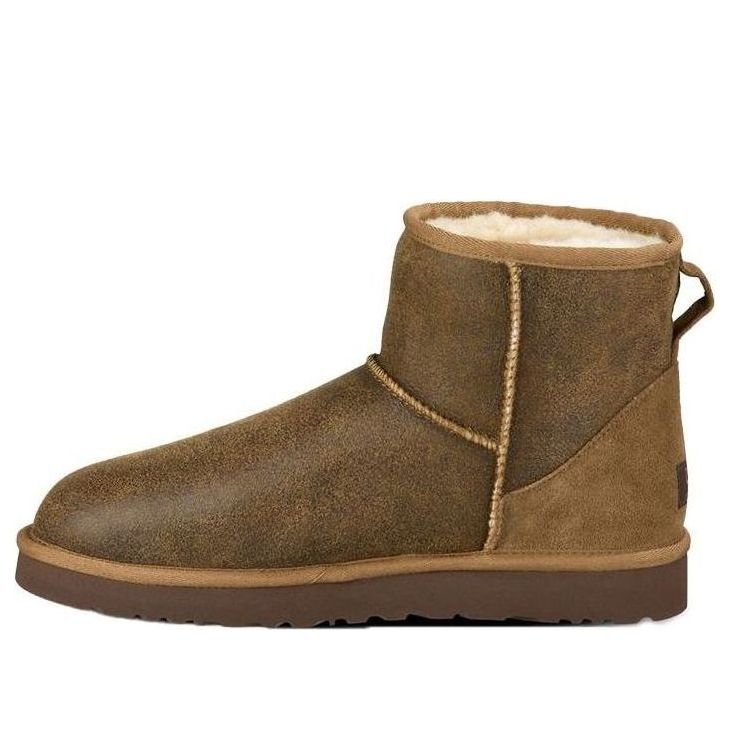 UGG Classic Mini Bomber Fleece Lined Brown 1007307-BJCE