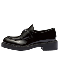 (WMNS) PRADA Chocolate 50mm Loafer 'Black Patent Leather' 1D246M-JHR-F0002-F-B050